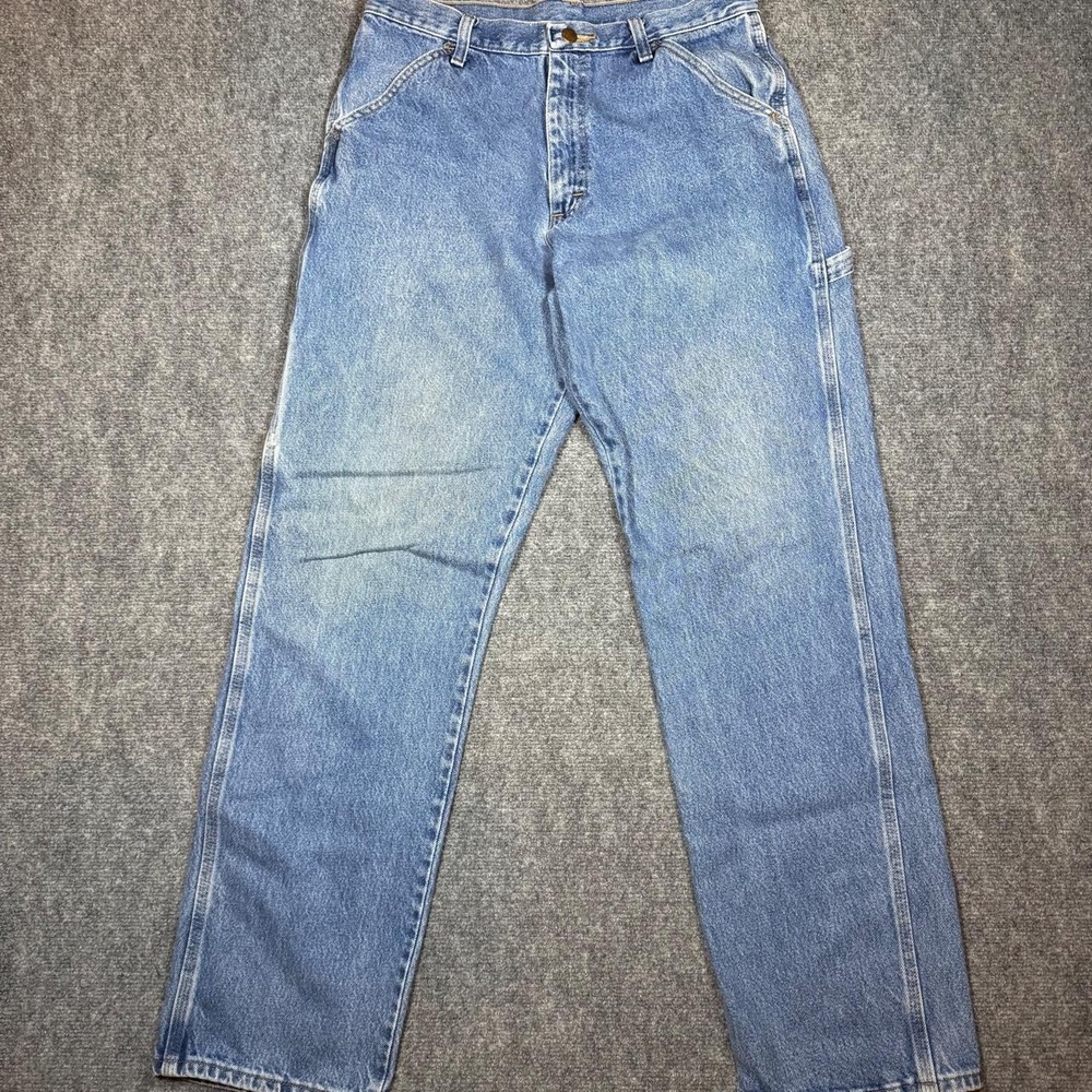 Rustler Wrangler Carpenter Jeans Denim Blue Mens 32x34